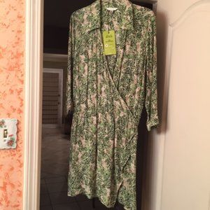 Cabi Leaf Print Dress - Size M